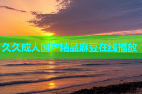久久成人国产精品麻豆在线播放
