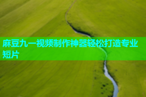 麻豆九一视频制作神器轻松打造专业短片