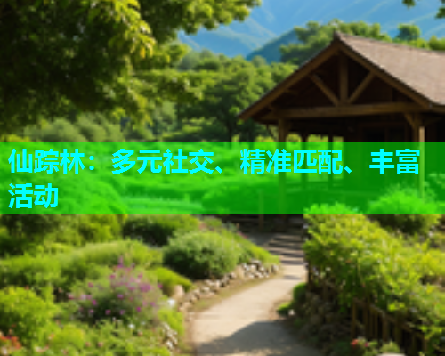 仙踪林：多元社交、精准匹配、丰富活动  第1张